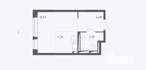 Студия квартира, вторичка, 23м2, 17/17 этаж
