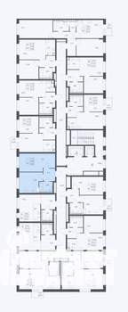 1-к квартира, сданный дом, 38м2, 13/17 этаж