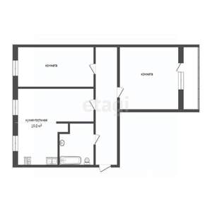 2-к квартира, вторичка, 59м2, 3/5 этаж