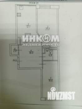 2-к квартира, вторичка, 73м2, 25/25 этаж