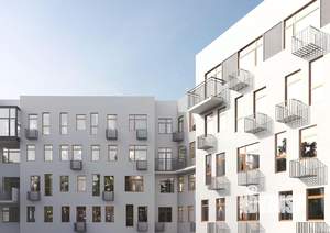 1-к квартира, строящийся дом, 35м2, 5/5 этаж