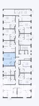 1-к квартира, сданный дом, 38м2, 5/17 этаж