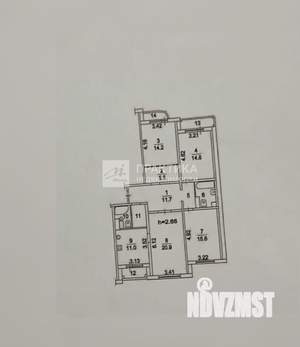 4-к квартира, вторичка, 108м2, 23/23 этаж