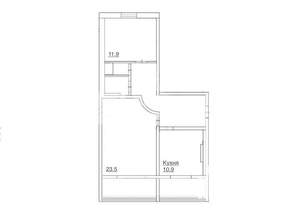 2-к квартира, вторичка, 63м2, 12/17 этаж