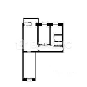 3-к квартира, вторичка, 61м2, 4/9 этаж