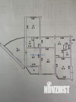 4-к квартира, вторичка, 155м2, 16/25 этаж