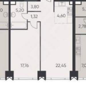 2-к квартира, вторичка, 56м2, 6/41 этаж