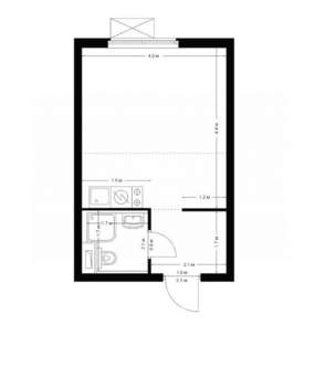 Студия квартира, вторичка, 23м2, 2/25 этаж