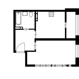 1-к квартира, вторичка, 36м2, 3/17 этаж