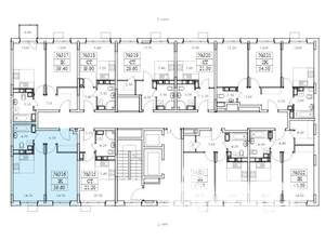 1-к квартира, вторичка, 41м2, 23/25 этаж