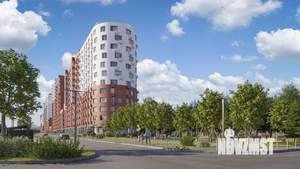 1-к квартира, строящийся дом, 36м2, 14/17 этаж