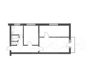 3-к квартира, вторичка, 58м2, 6/9 этаж