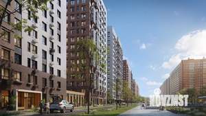 1-к квартира, строящийся дом, 38м2, 17/17 этаж