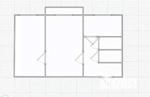 2-к квартира, вторичка, 40м2, 4/5 этаж