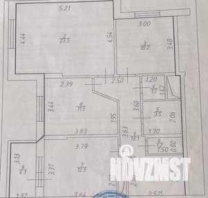 3-к квартира, вторичка, 83м2, 9/17 этаж