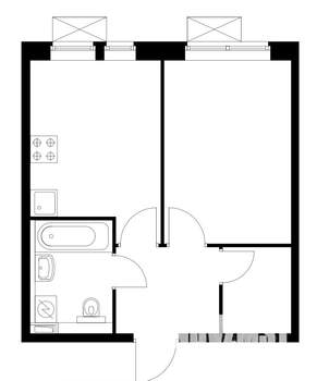 1-к квартира, вторичка, 33м2, 16/25 этаж