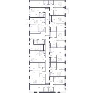 1-к квартира, строящийся дом, 33м2, 8/12 этаж