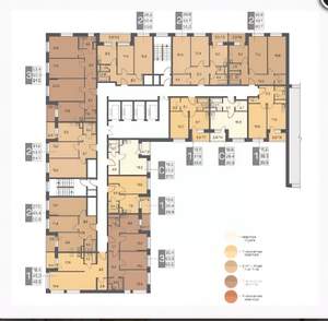 2-к квартира, вторичка, 51м2, 16/25 этаж