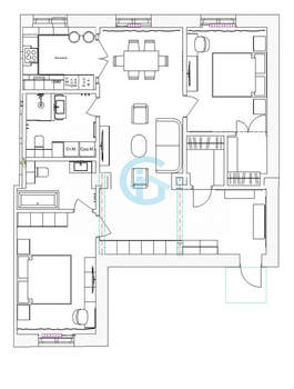 3-к квартира, вторичка, 96м2, 3/5 этаж