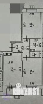2-к квартира, вторичка, 54м2, 3/17 этаж