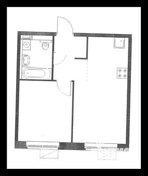 1-к квартира, вторичка, 37м2, 3/25 этаж