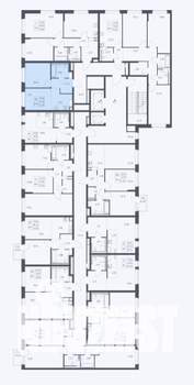 1-к квартира, вторичка, 34м2, 16/17 этаж