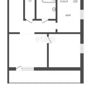 2-к квартира, вторичка, 40м2, 2/5 этаж