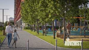 3-к квартира, строящийся дом, 70м2, 5/17 этаж