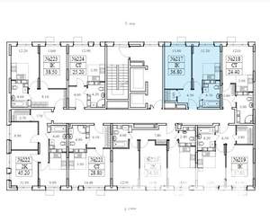 Студия квартира, вторичка, 25м2, 19/25 этаж