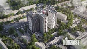 Студия квартира, строящийся дом, 24м2, 10/21 этаж