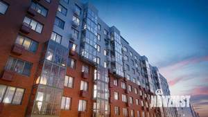 2-к квартира, строящийся дом, 62м2, 13/17 этаж