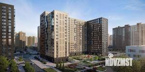 1-к квартира, строящийся дом, 35м2, 6/17 этаж