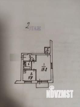 1-к квартира, вторичка, 32м2, 2/3 этаж