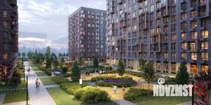 1-к квартира, строящийся дом, 33м2, 8/12 этаж