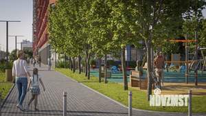 Студия квартира, строящийся дом, 23м2, 13/17 этаж