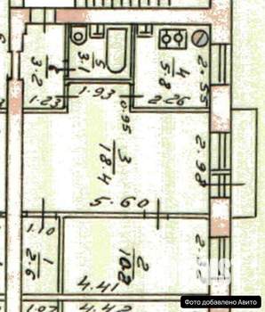 2-к квартира, вторичка, 43м2, 5/5 этаж