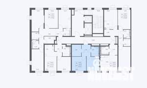 1-к квартира, сданный дом, 35м2, 17/17 этаж