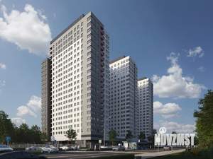 1-к квартира, строящийся дом, 37м2, 7/21 этаж