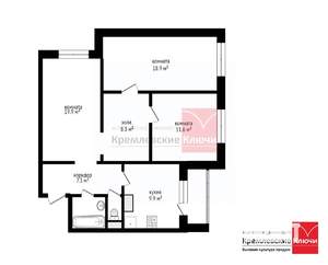 3-к квартира, вторичка, 81м2, 6/12 этаж