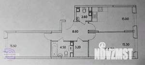 2-к квартира, вторичка, 65м2, 3/18 этаж