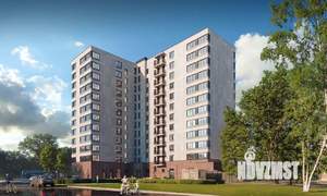 2-к квартира, строящийся дом, 53м2, 7/12 этаж