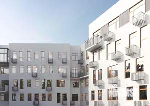 2-к квартира, строящийся дом, 55м2, 5/5 этаж
