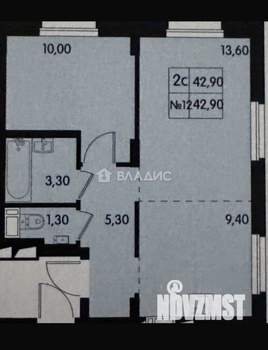 2-к квартира, вторичка, 44м2, 2/17 этаж