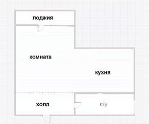 1-к квартира, вторичка, 35м2, 14/17 этаж