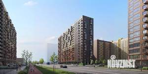 1-к квартира, строящийся дом, 34м2, 8/17 этаж