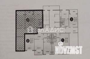 3-к квартира, вторичка, 83м2, 2/17 этаж
