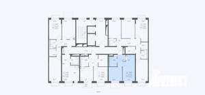 1-к квартира, вторичка, 34м2, 15/17 этаж