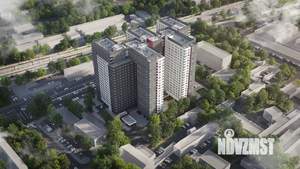 2-к квартира, строящийся дом, 40м2, 16/21 этаж