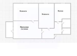 3-к квартира, вторичка, 52м2, 5/5 этаж
