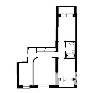 3-к квартира, вторичка, 62м2, 8/9 этаж